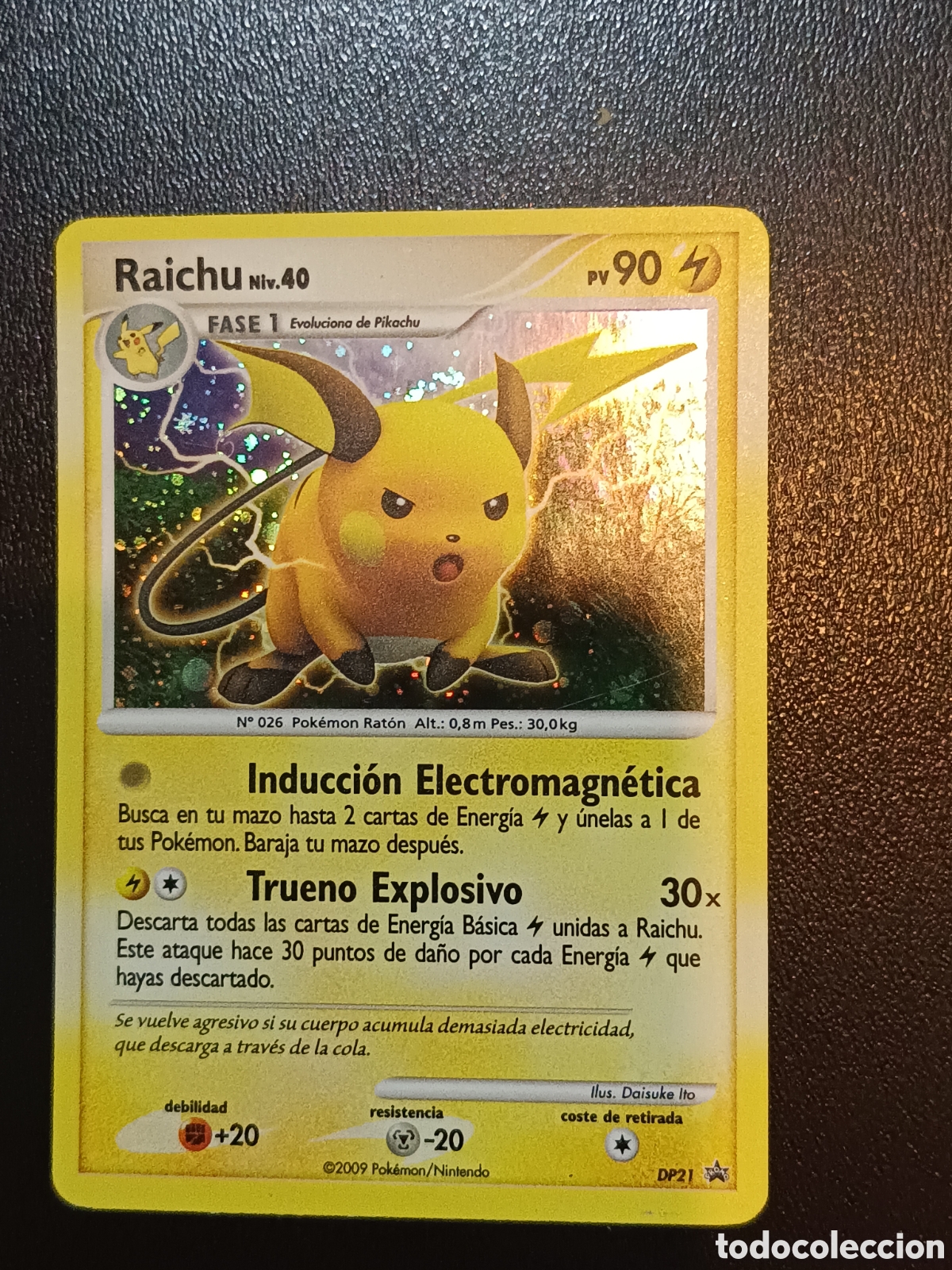 Trading cards: Pokemon Raichu DP21 Promo En Castellano