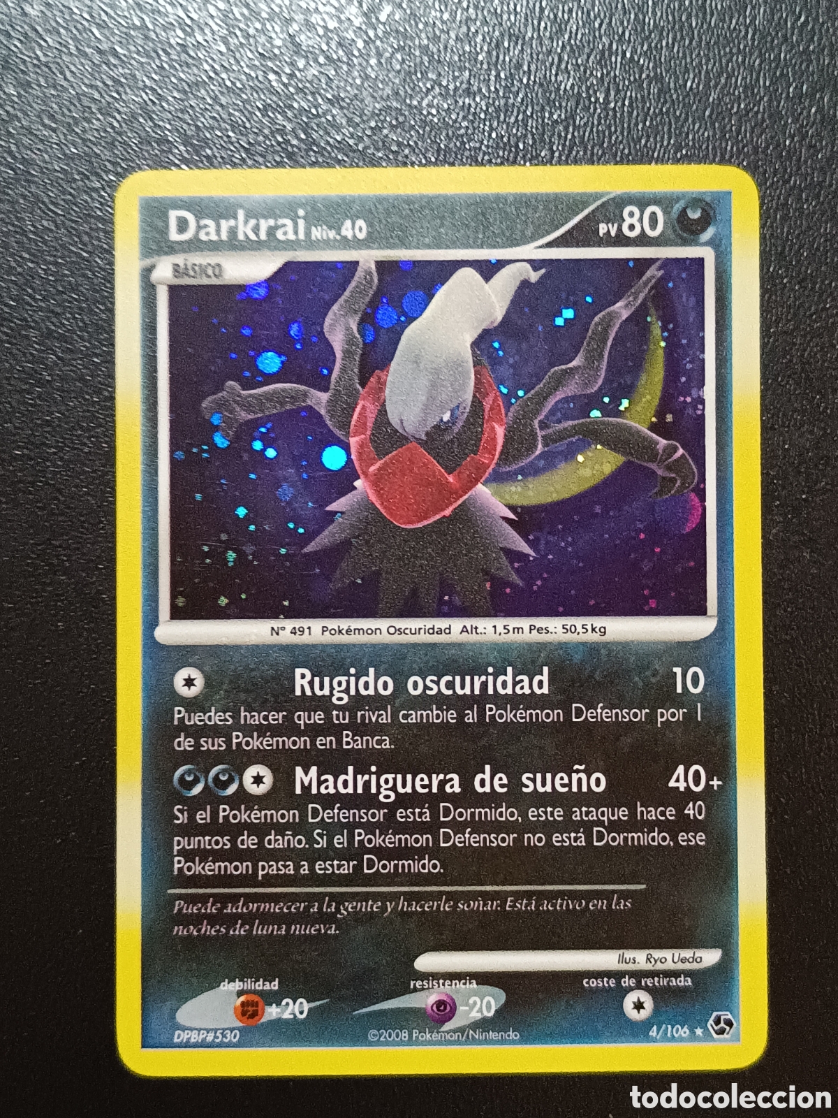 Trading cards: Pokemon Darkrai 4/106 Diamante Y Perla Grandes Encuentros En Castellano