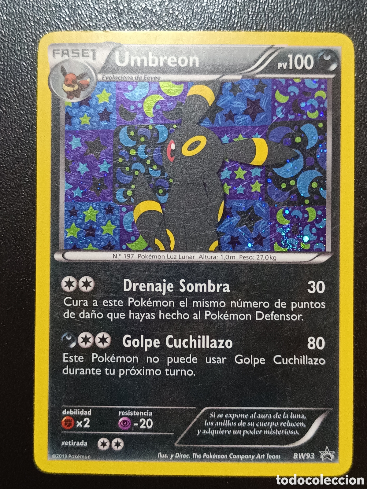 Trading cards: Pokemon Umbreon BW93 Promo En Castellano