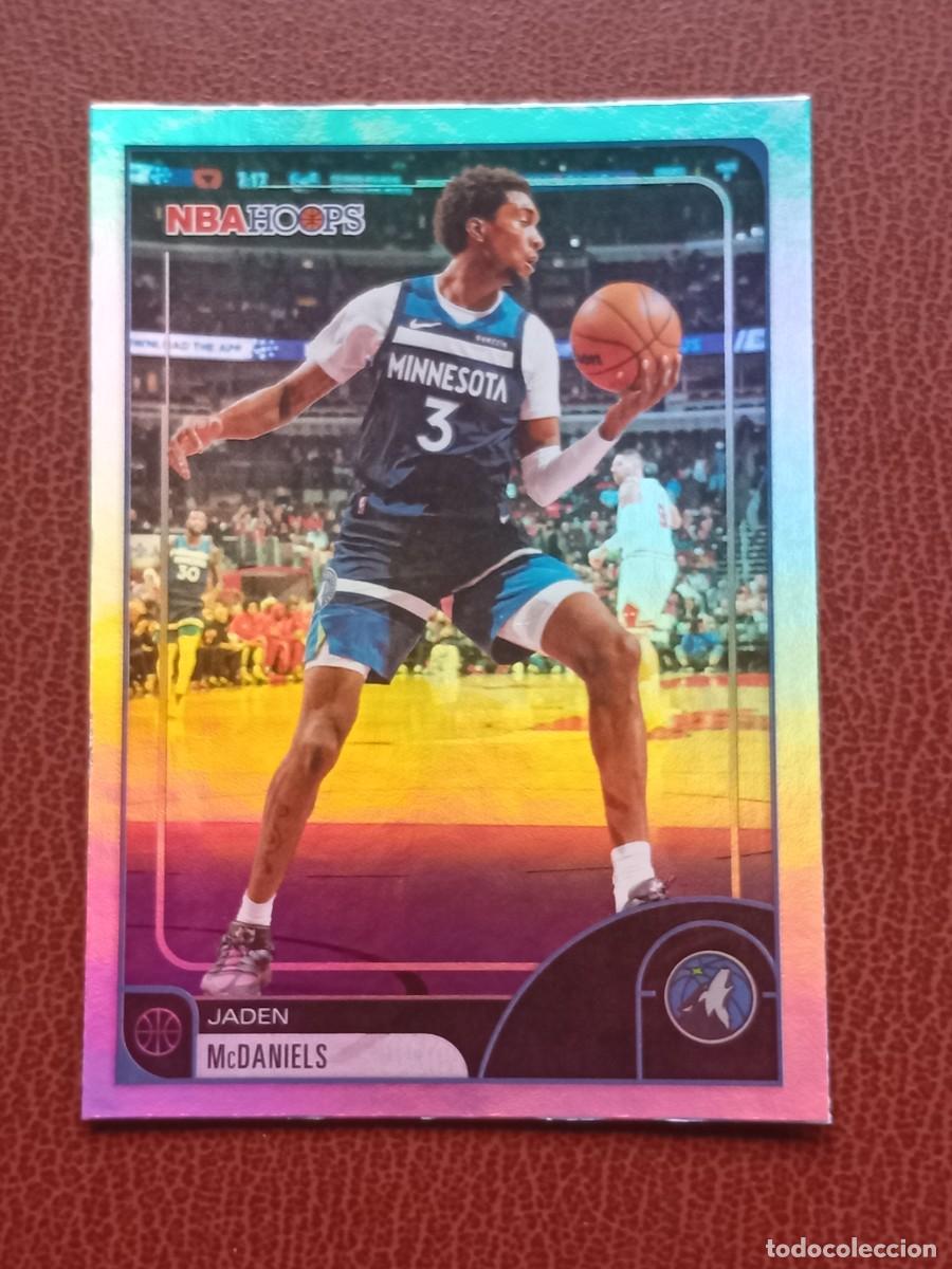 Trading Cards: Card 94 Jaden McDaniels Topps NBA Hoops 2025-2026