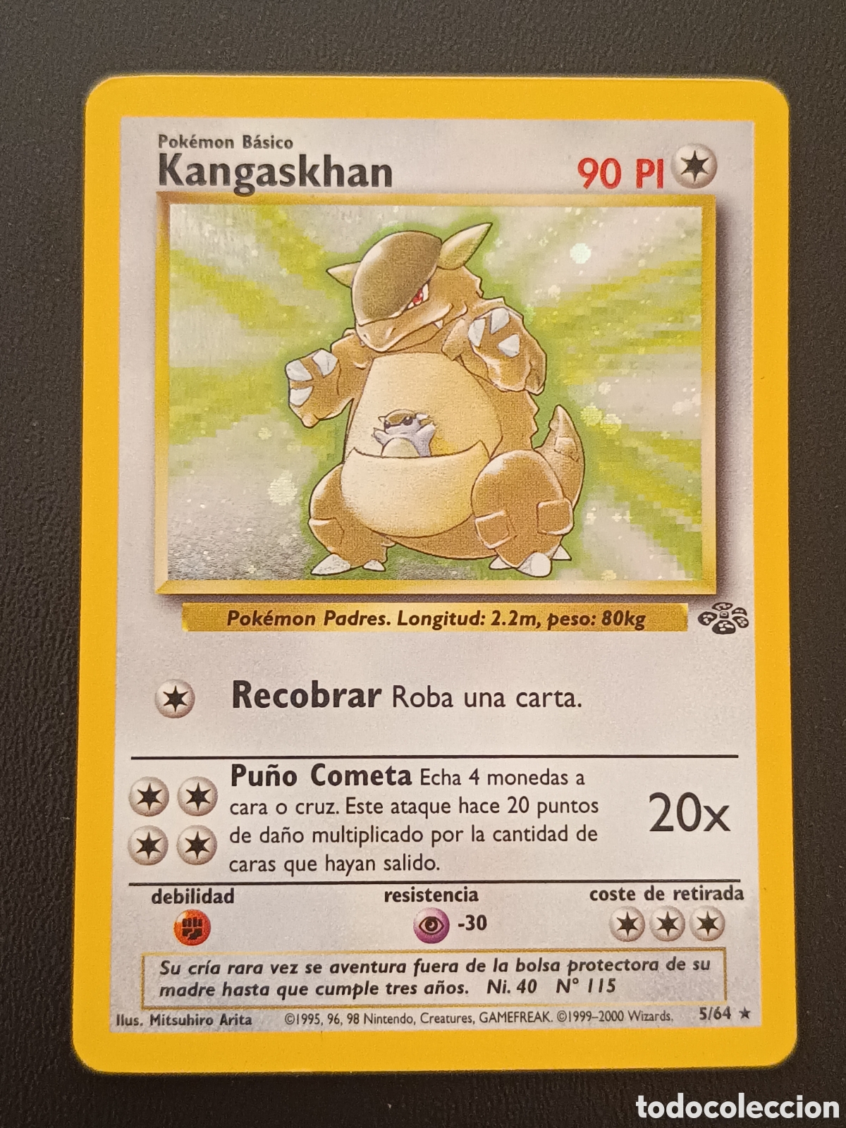 Trading cards: Pokemon Kangaskhan 5/64 Jungle (Jungla) En Castellano