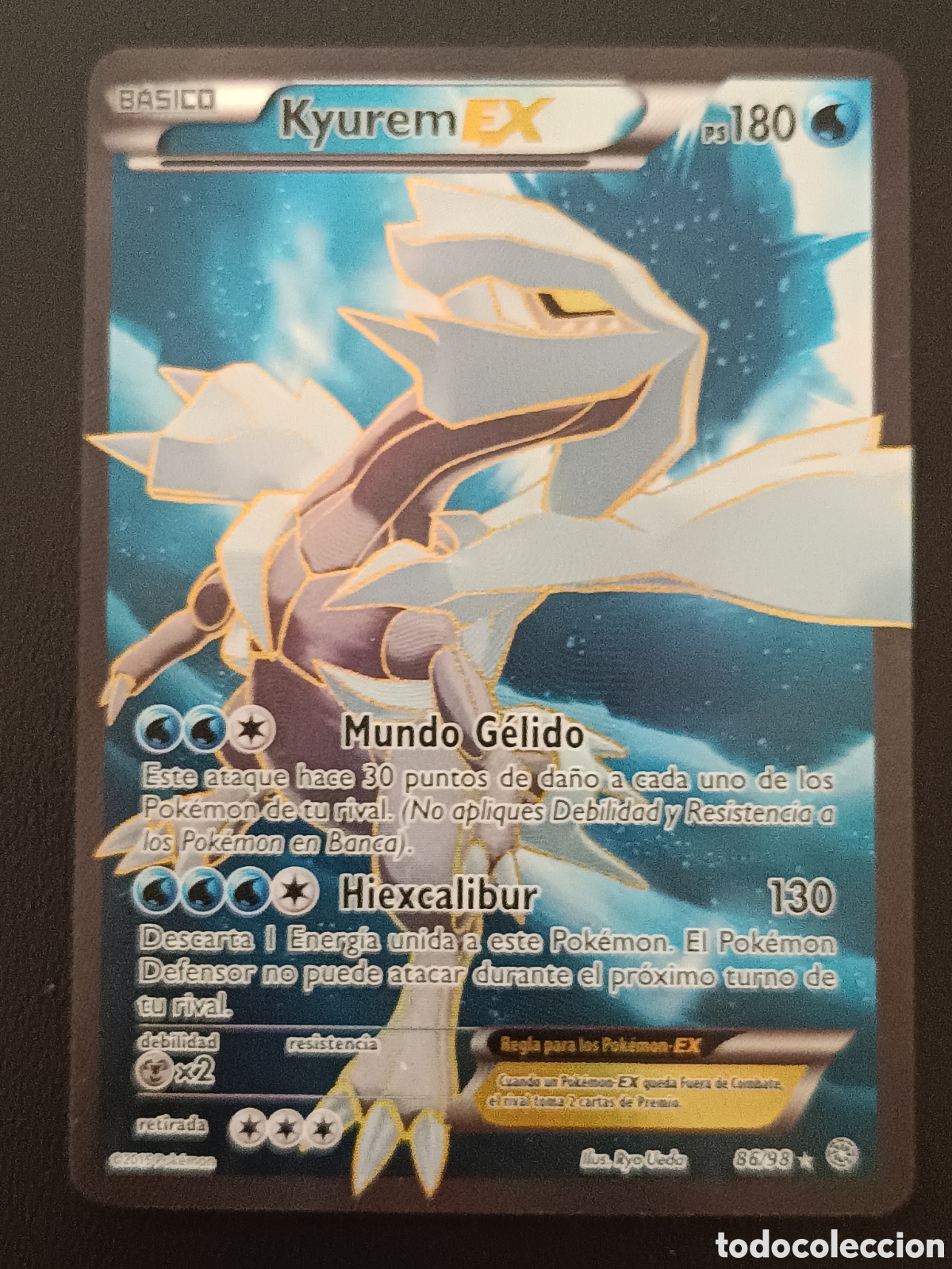 Trading cards: Pokemon Kyurem EX FA 86/98 XY Antiguos Origines En Castellano