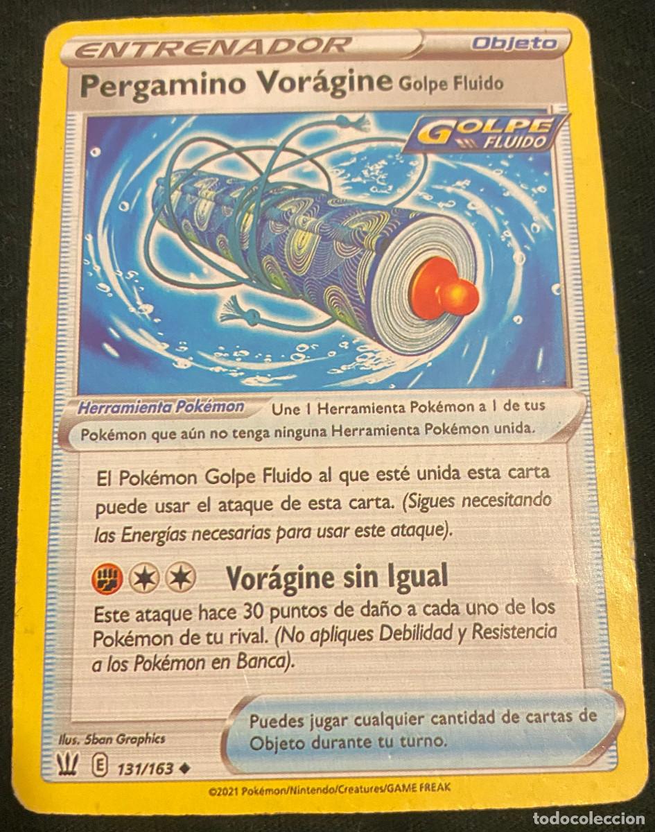 Trading cards: Trading card de Pok&eacute;mon. Pergamino Vor&aacute;gine - Entrenador. 131 / 163. 2021. Edici&oacute;n en espa&ntilde;ol.