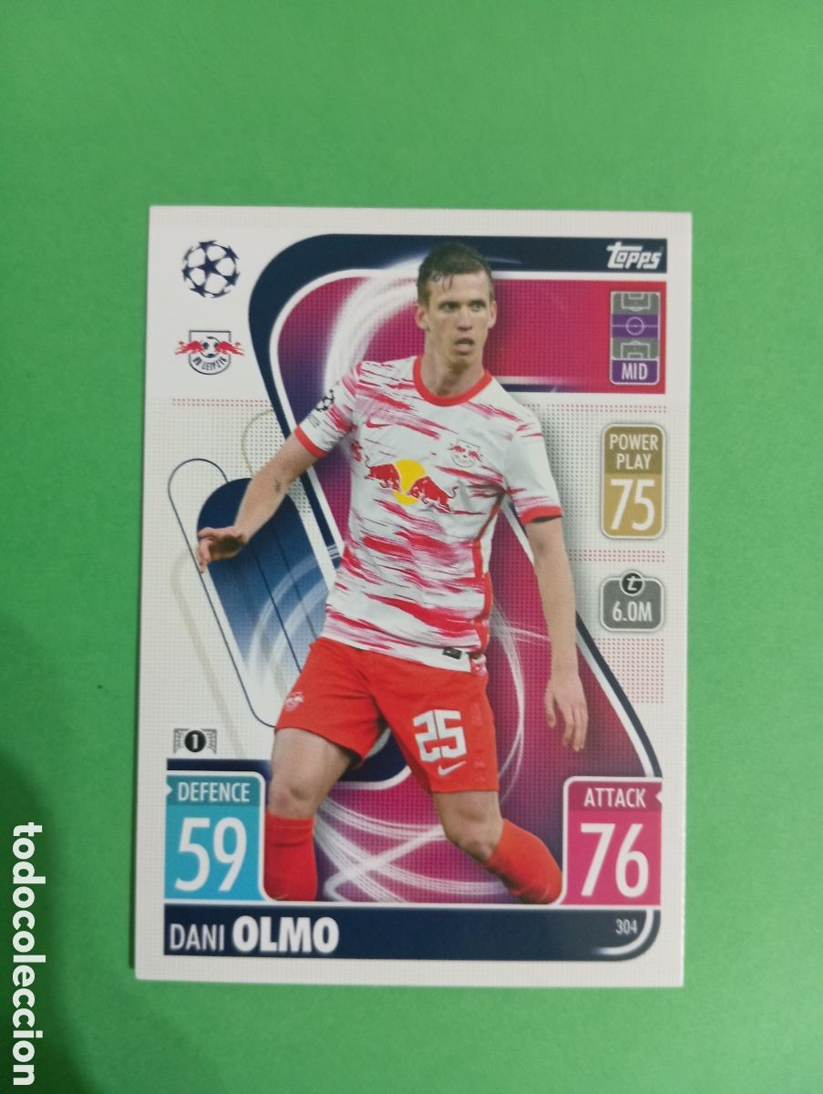 Trading cards: Dani Olmo RB Leipzig n&deg;304 / TOPPS MATCH ATTAX 2021/2022