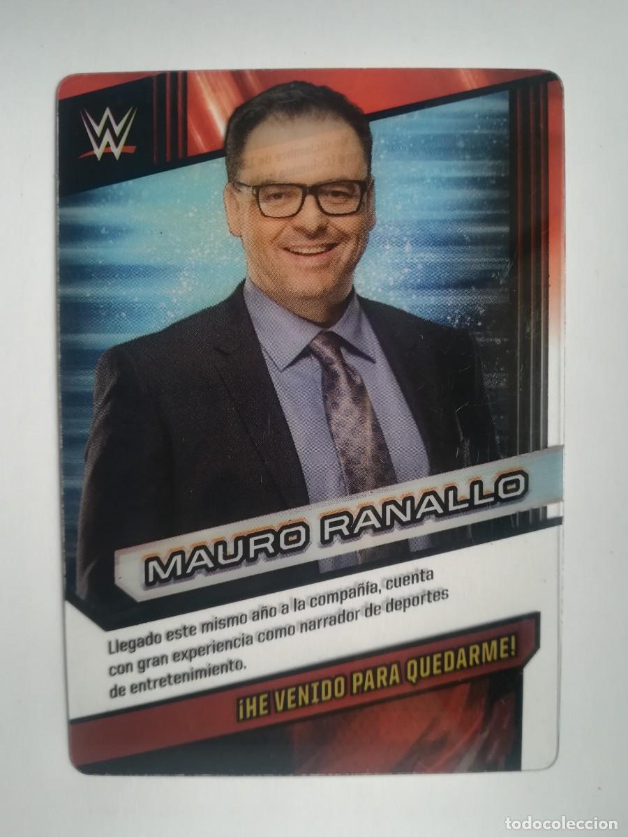 Trading cards: WWE N&ordm; 115. Mauro Ranallo. Panini 2016.