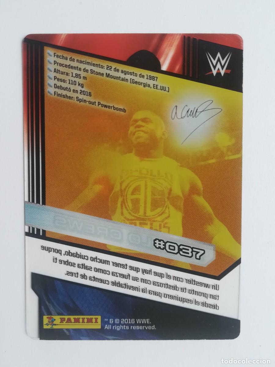 Trading cards: WWE N&ordm; 037. Apollo Crews. Panini 2016. - Foto 2
