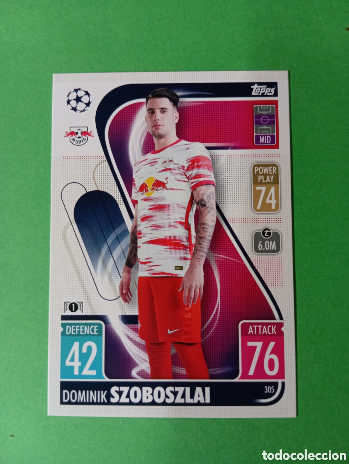 Trading cards: Dominik Szoboszlai RB Leipzig n&deg;305 / TOPPS MATCH ATTAX 2021/2022