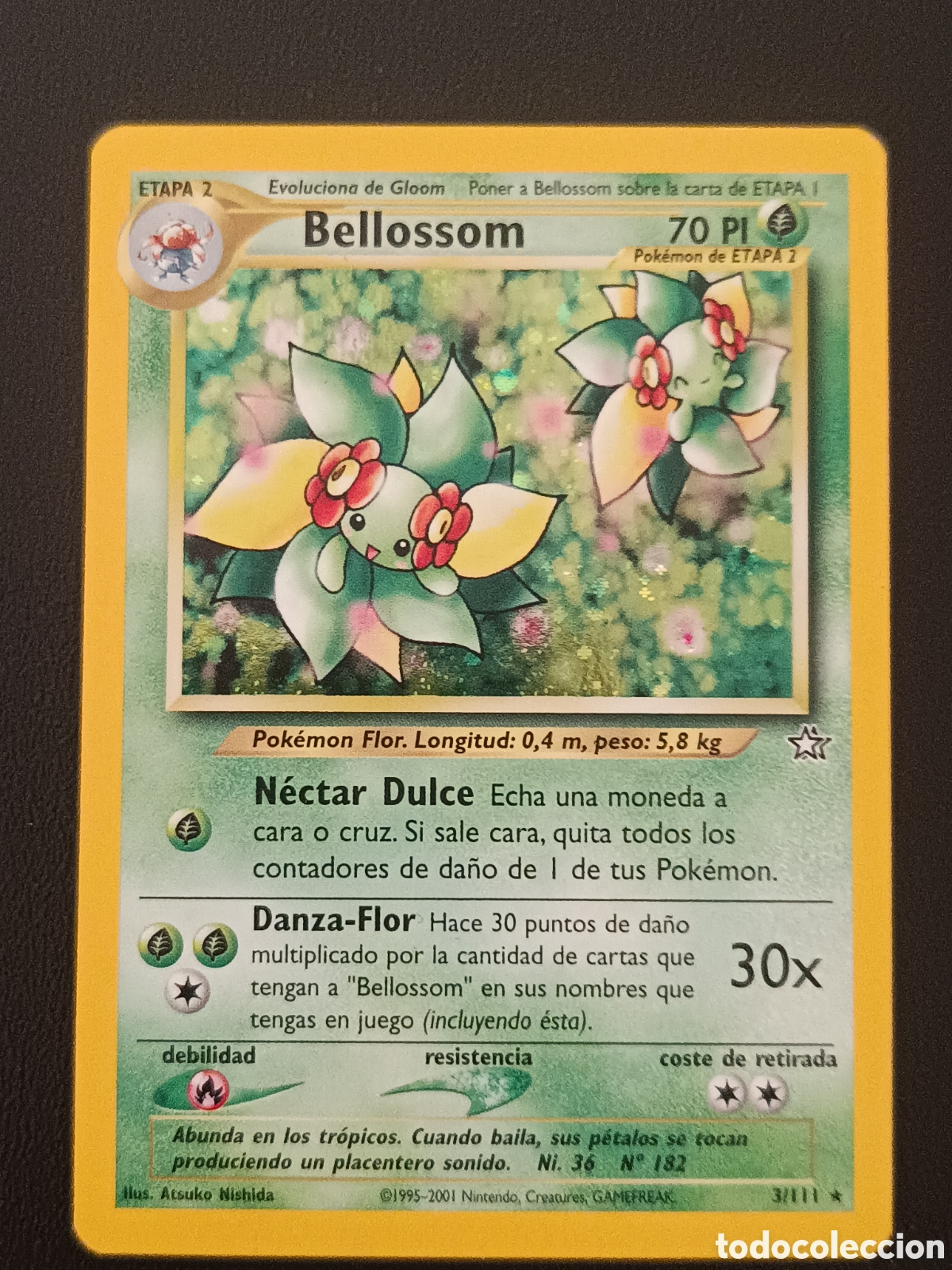 Trading cards: Pokemon Bellossom 3/111 Neo G&eacute;nesis En Castellano