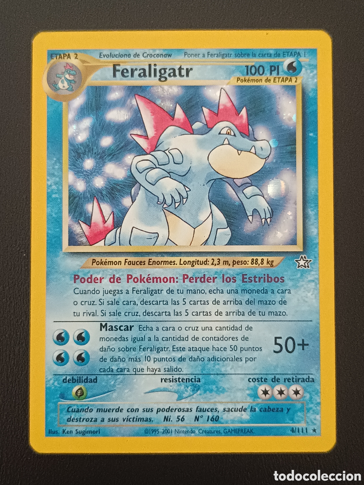 Trading cards: Pokemon Feraligatr 4/111 Neo G&eacute;nesis En Castellano