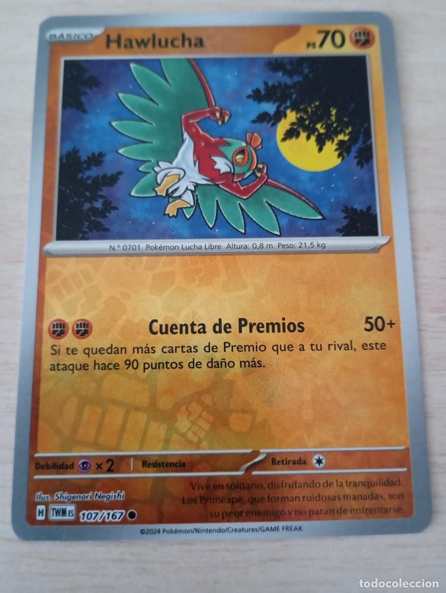Trading cards: Carta Pok&eacute;mon Hawlucha Reverse Holo Original