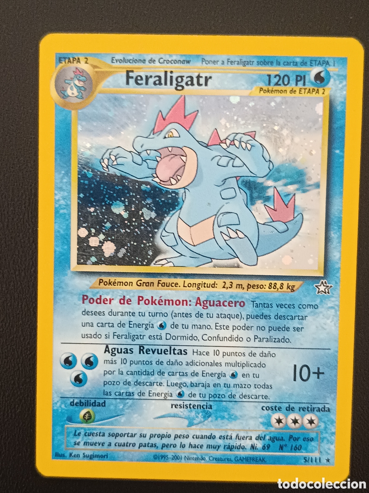 Trading cards: Pokemon Feraligatr 5/111 Neo G&eacute;nesis En Castellano