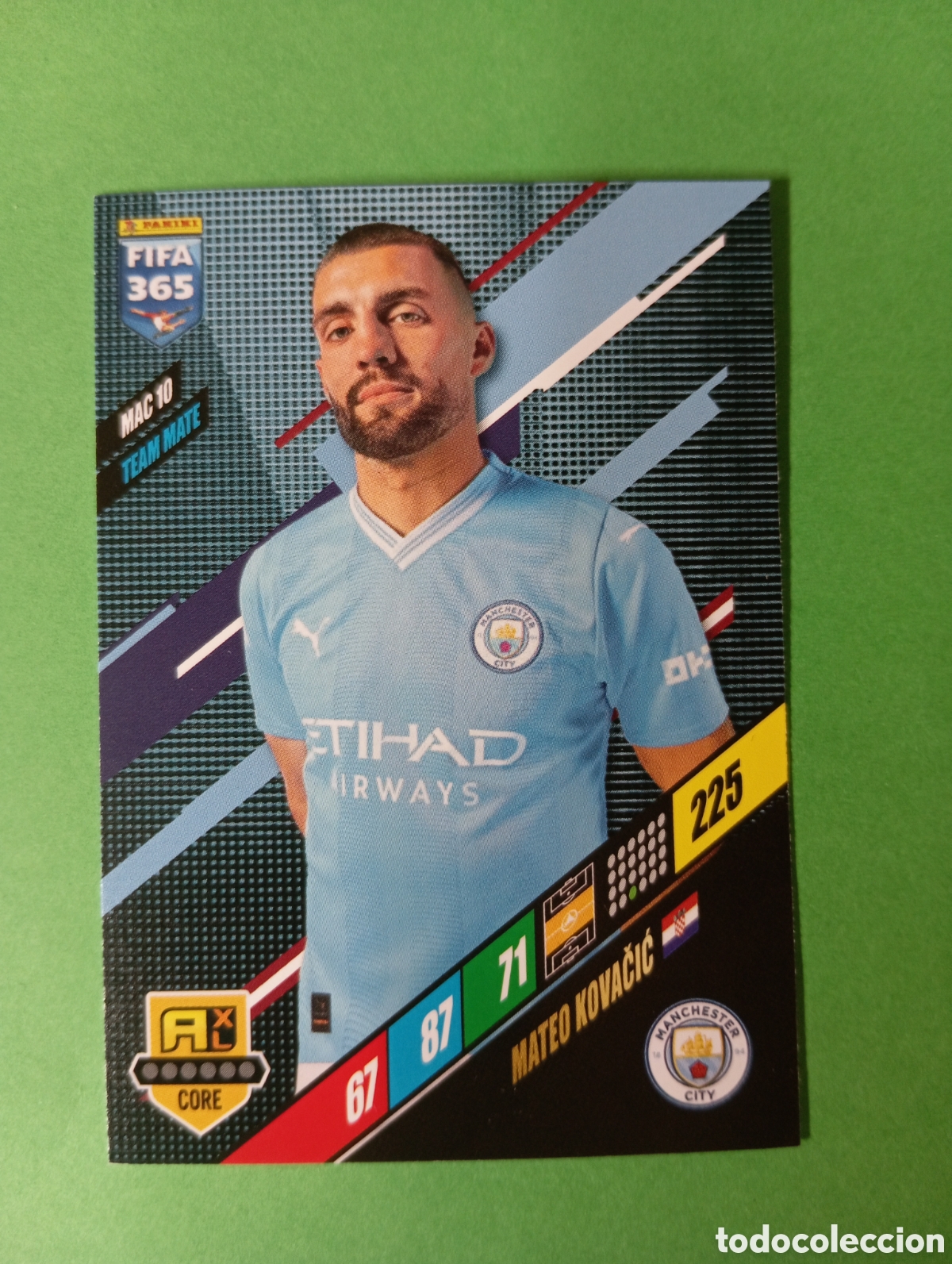 Trading cards: Mateo Kovačić Manchester City TEAM MATE n&deg;MAC 10 / PANINI ADRENALYN XL FIFA 365 2024
