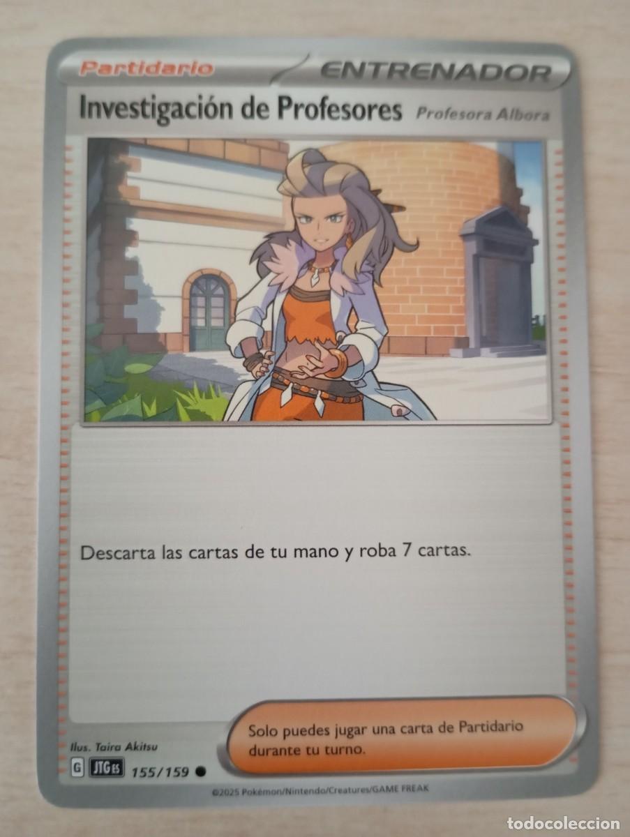 Trading cards: Carta Pok&eacute;mon Investigaci&oacute;n de profesores original