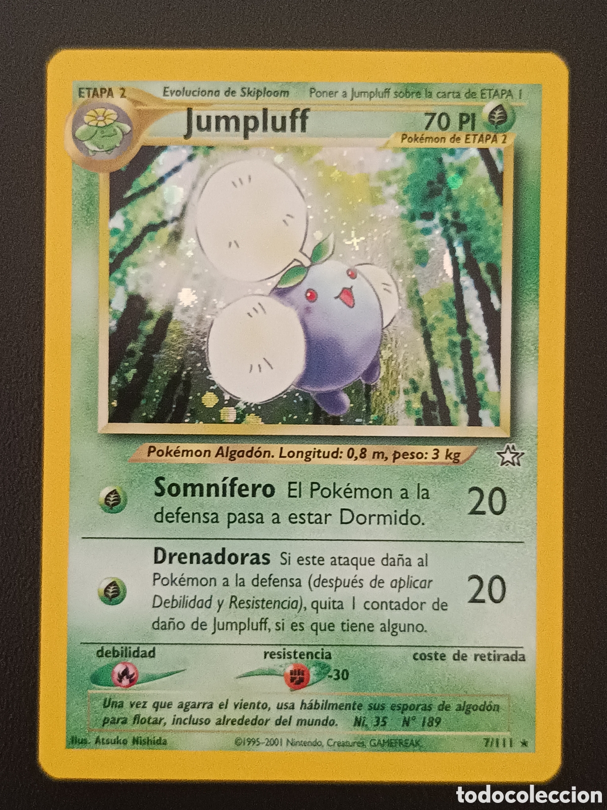 Trading cards: Pokemon Jumpluff 7/111 Neo G&eacute;nesis En Castellano