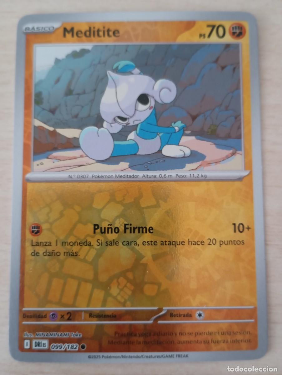 Trading cards: Carta Pok&eacute;mon Meditite Reverse Holo Original