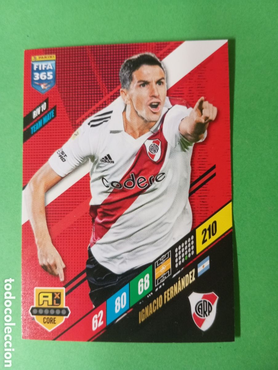 Trading cards: Ignacio Fern&aacute;ndez River Plate TEAM MATE n&deg;RIV 10 / PANINI ADRENALYN XL FIFA 365 2024