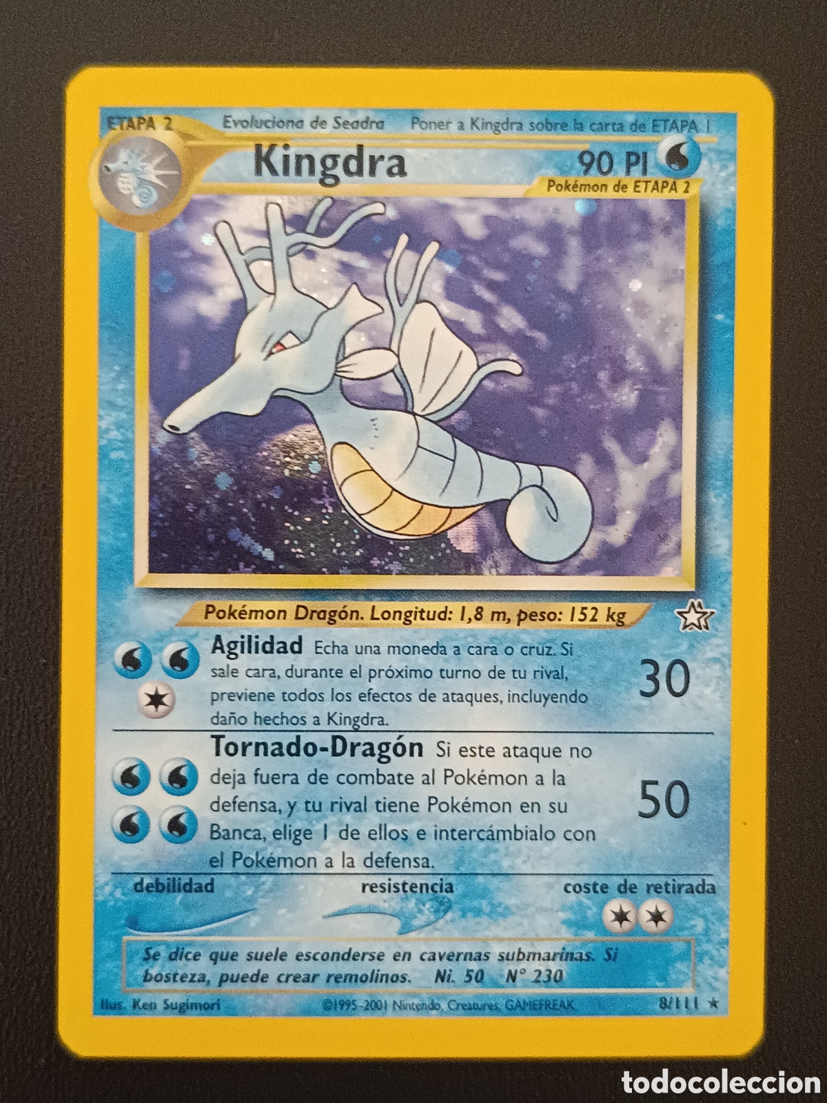 Trading cards: Pokemon Kingdra 8/111 Neo G&eacute;nesis En Castellano
