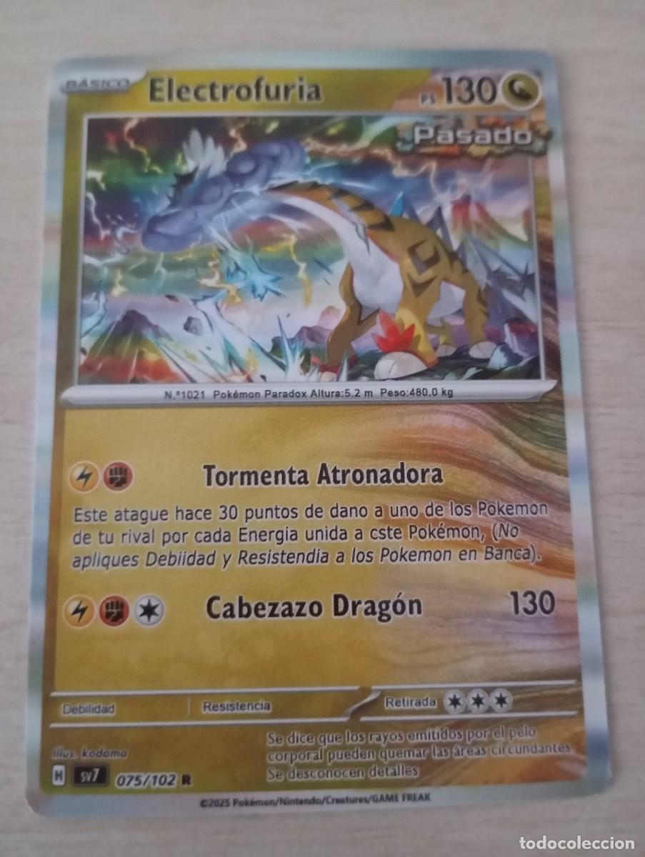 Trading cards: Carta Pok&eacute;mon Electrofuria Proxy