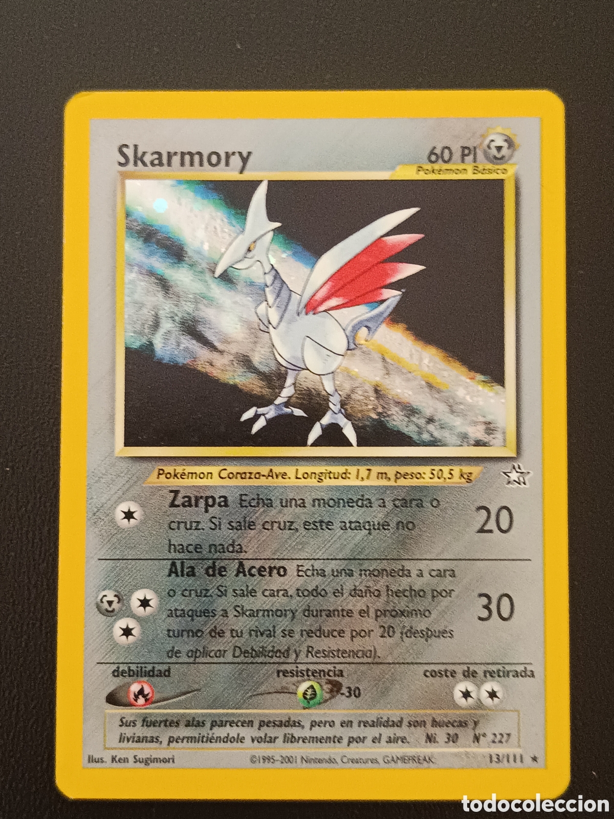 Trading cards: Pokemon Skarmory 13/111 Neo G&eacute;nesis En Castellano