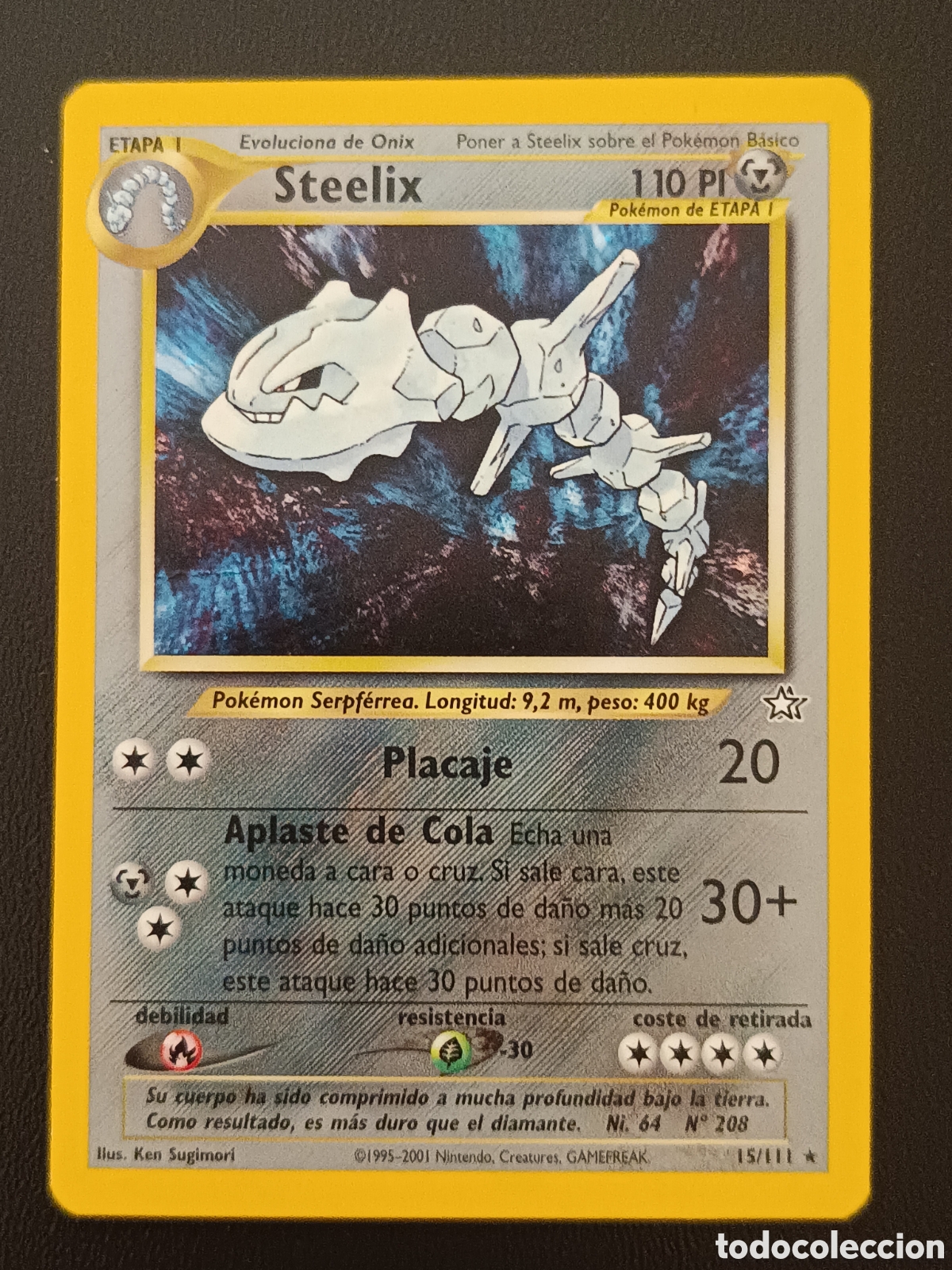 Figurine Collezionabili: Pokemon Steelix 15/111 Neo G&eacute;nesis En Castellano