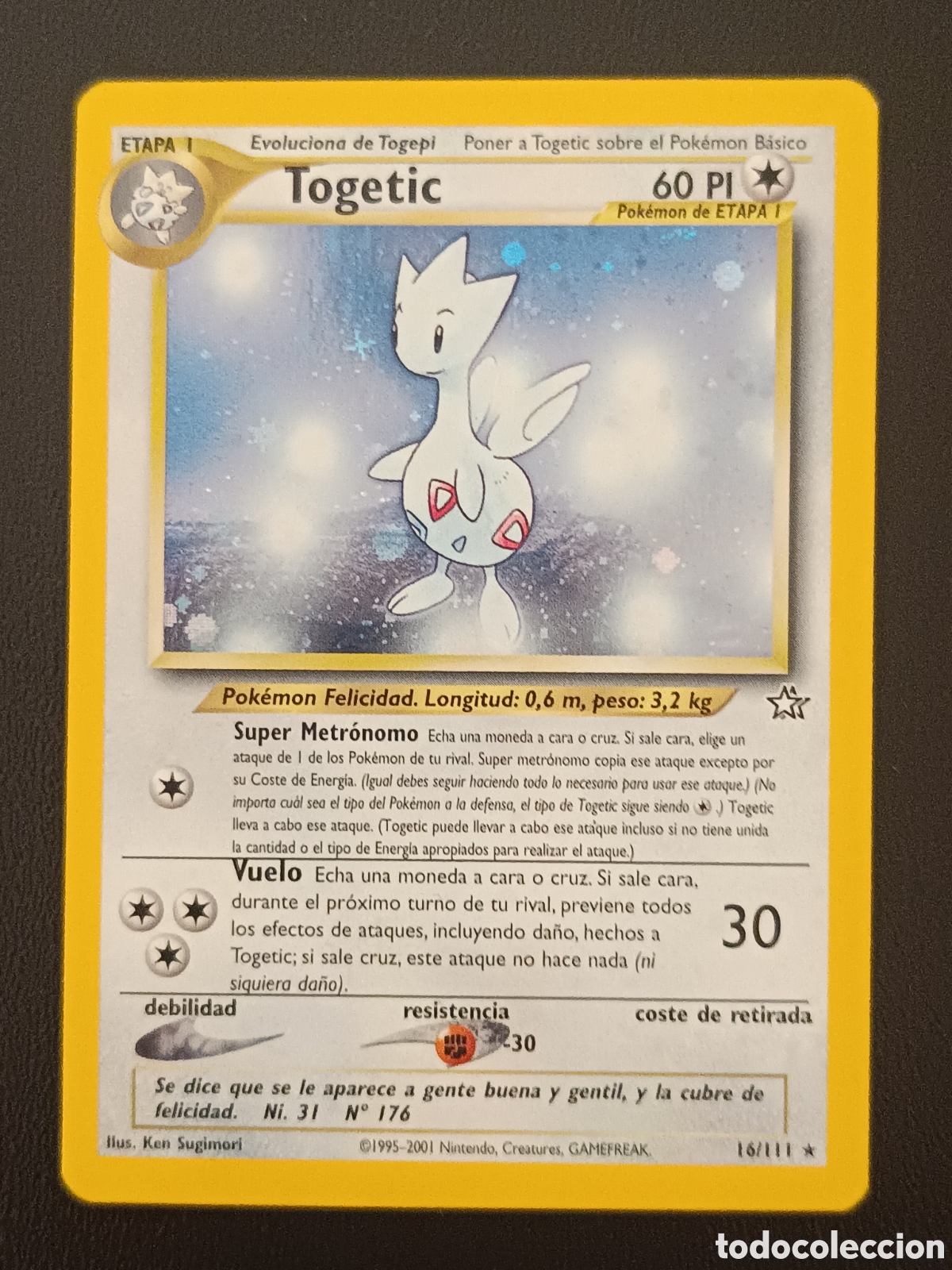 Trading cards: Pokemon Togetic 16/111 Neo G&eacute;nesis En Castellano