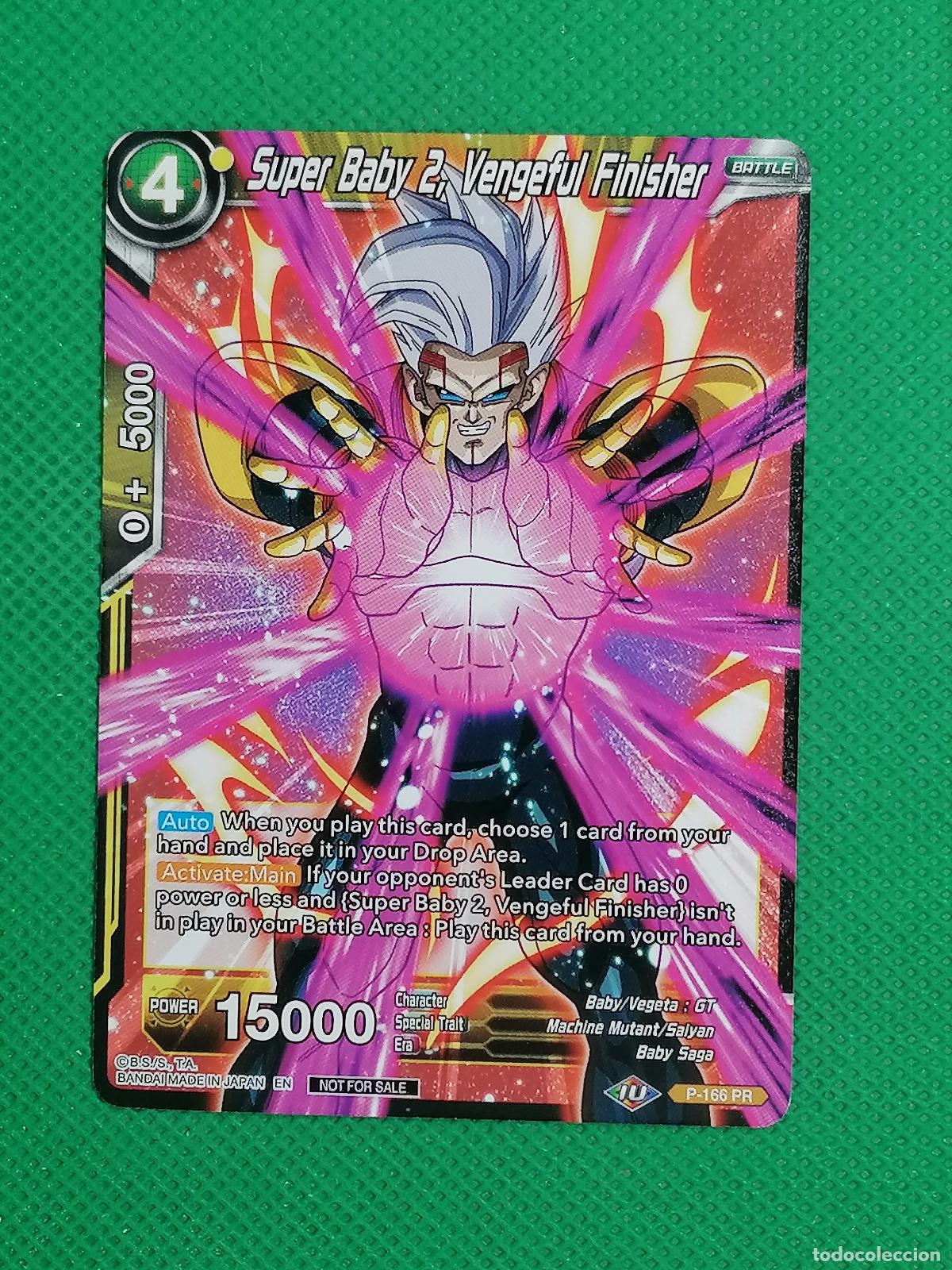 Trading cards: P-166 PR SUPER BABY 2 VENGEFUL FINISHER PROMOTIONAL DRAGON BALL SUPER
