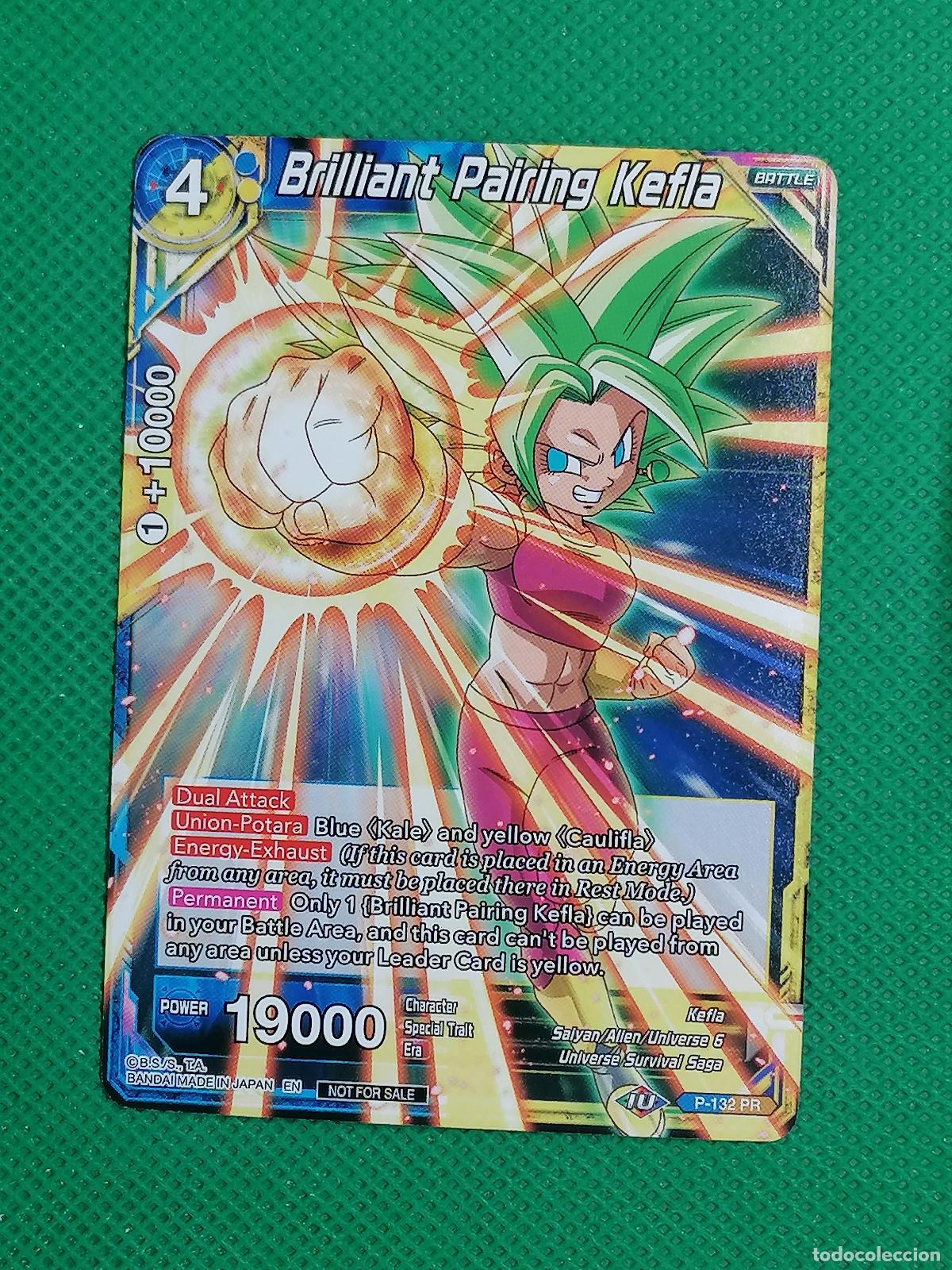 Trading cards: P-132 PR BRILLIANT PAIRING KEFLA PROMOTIONAL DRAGON BALL SUPER