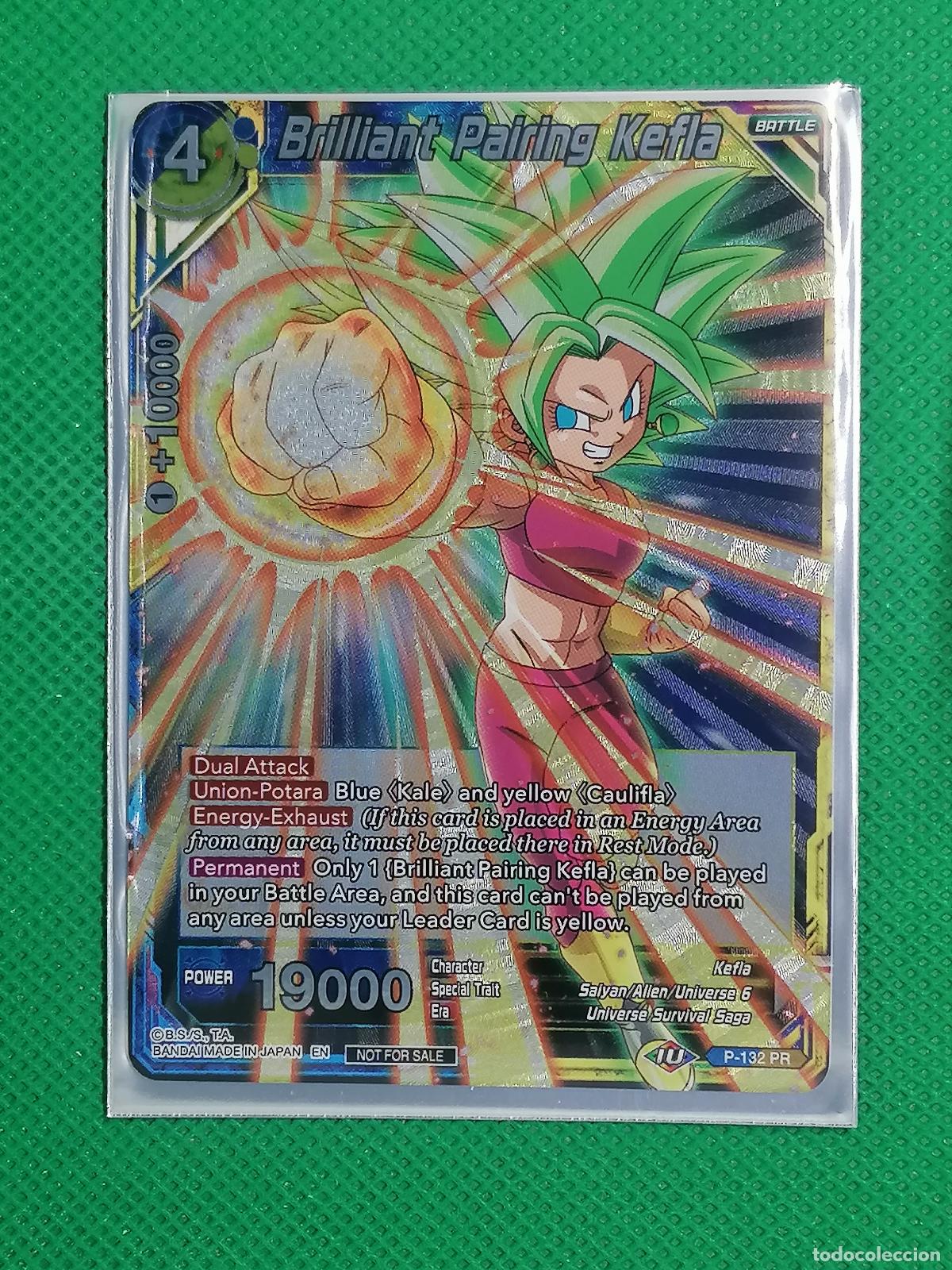 Trading cards: P-132 PR BRILLIANT PAIRING KEFLA FOIL PROMOTIONAL DRAGON BALL SUPER