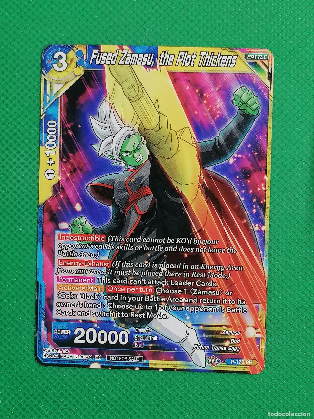 Trading cards: P 170 PR FUSED ZAMASU THE PLOT THICKENS PROMOTIONAL DRAGON BALL SUPER