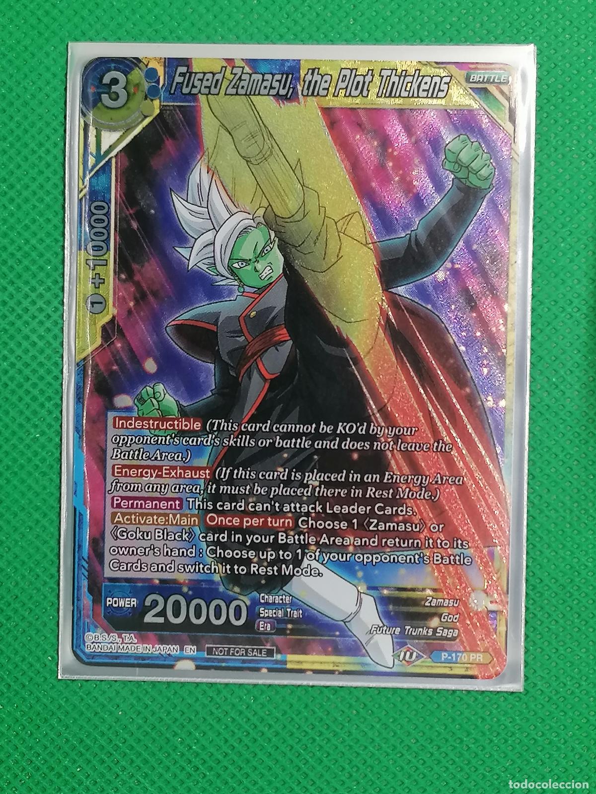 Trading cards: P 170 PR FUSED ZAMASU THE PLOT THICKENS FOIL PROMOTIONAL DRAGON BALL SUPER