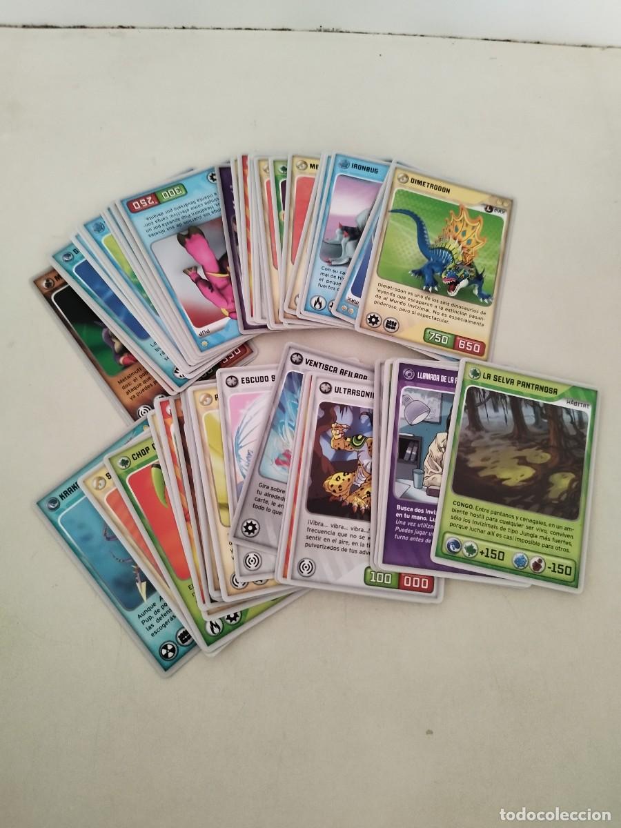 Trading cards: Lote de 50 cartas, tarjetas de Invizimals.