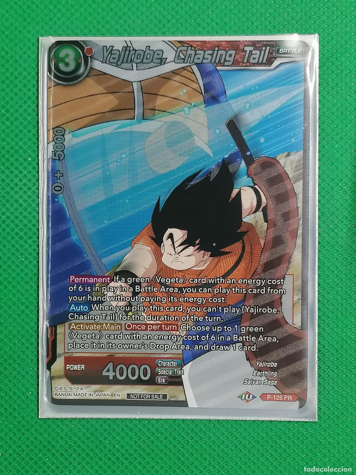 Trading cards: P 126 PR YAJIROBE CHASING TAIL FOIL PROMOTIONAL DRAGON BALL SUPER