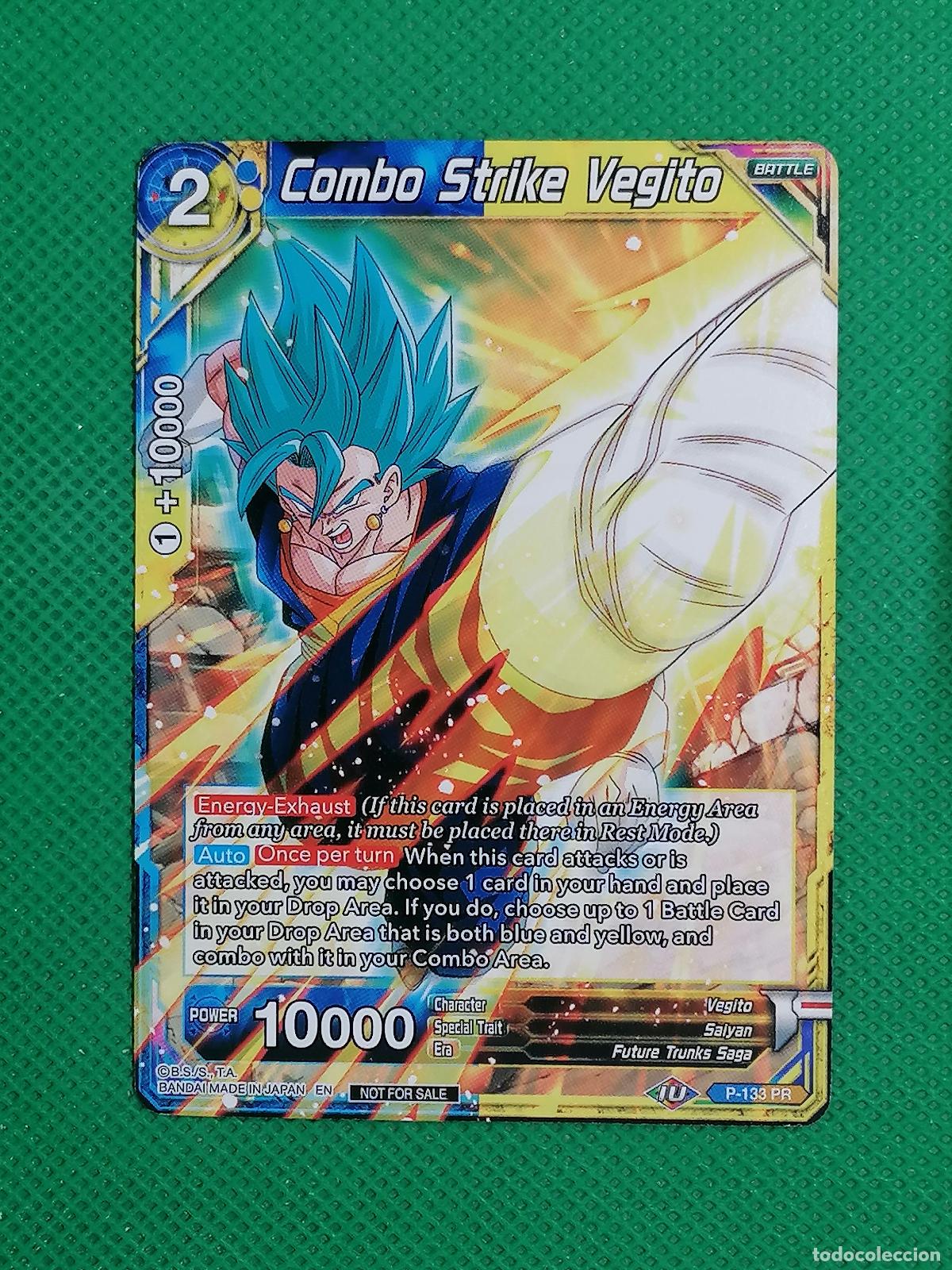 Trading cards: P 133 PR COMBO STRIKE VEGITO PROMOTIONAL DRAGON BALL SUPER