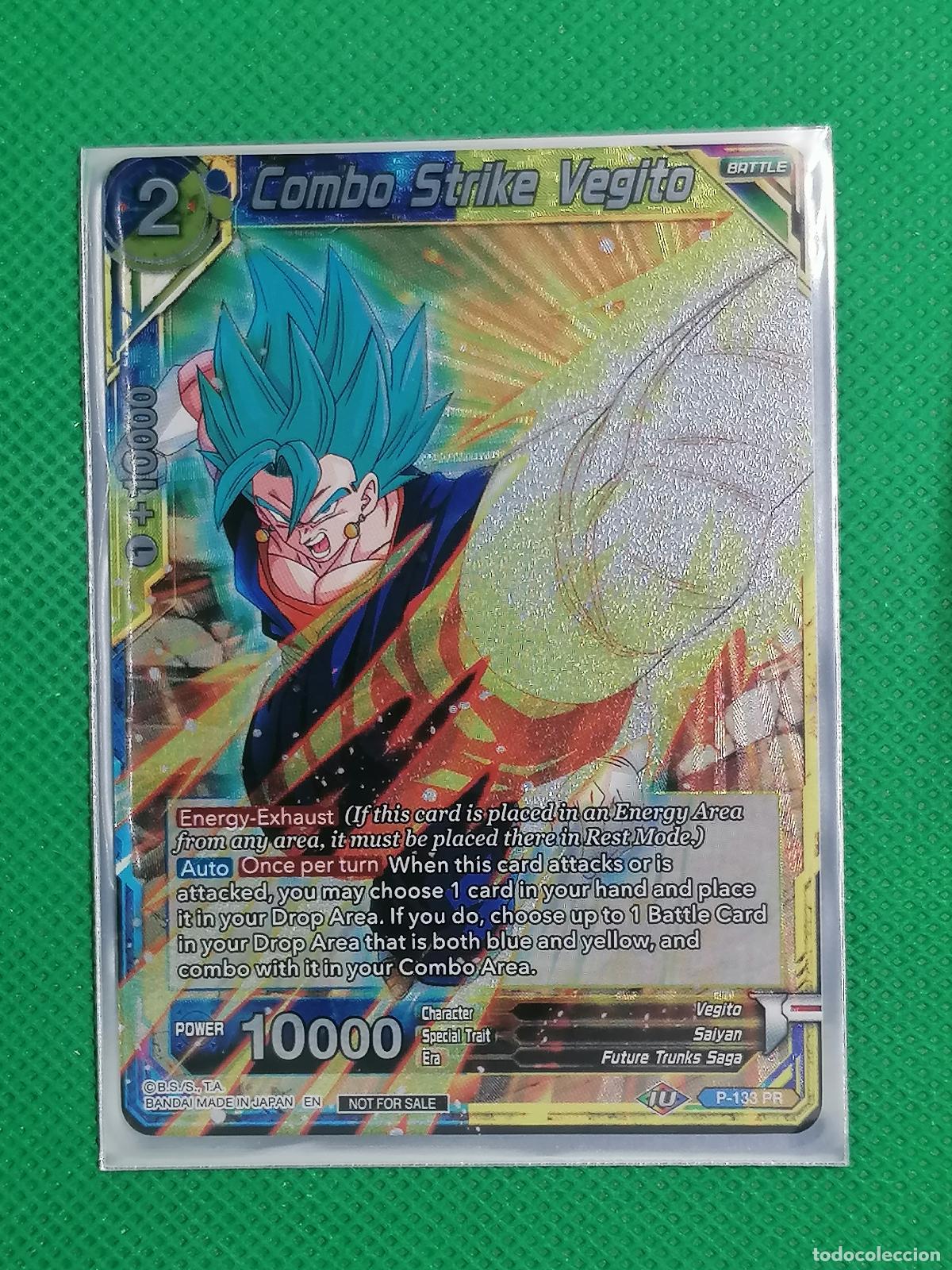 Trading cards: P 133 PR COMBO STRIKE VEGITO FOIL PROMOTIONAL DRAGON BALL SUPER
