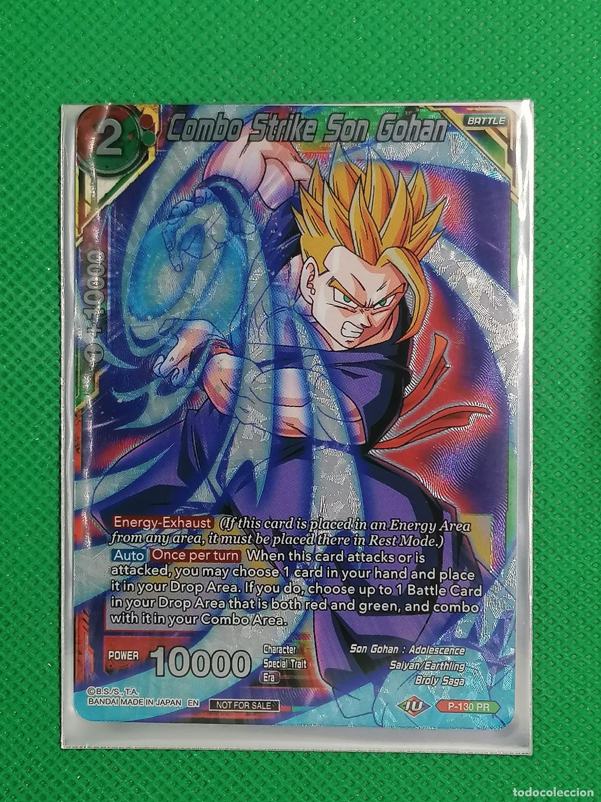 Trading cards: P 130 PR COMBO SON GOHAN FOIL PROMOTIONAL DRAGON BALL SUPER