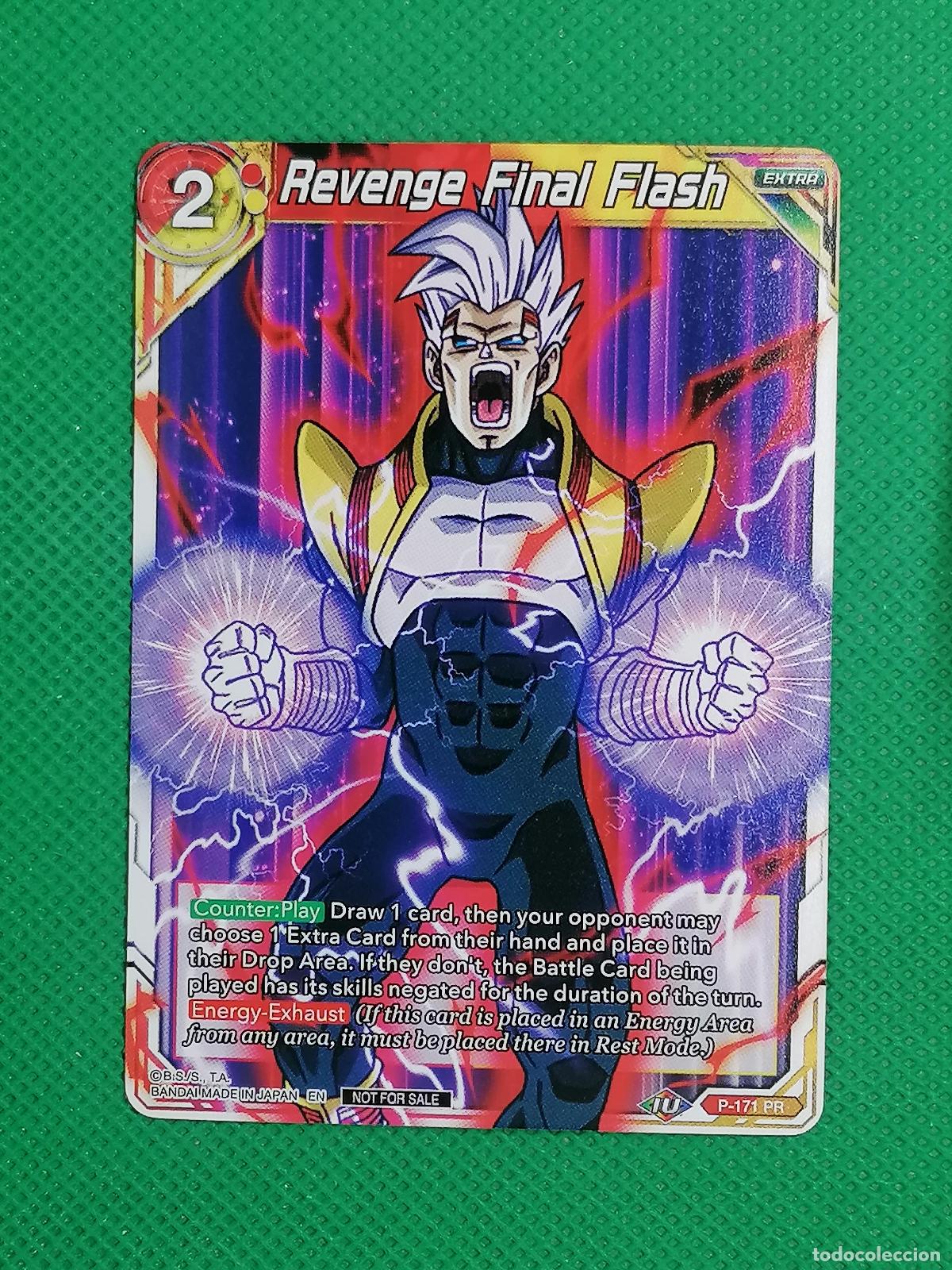 Trading cards: P 171 PR REVENGE FINAL FLASH PROMOTIONAL DRAGON BALL SUPER
