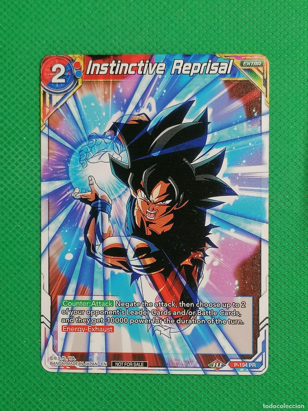 Trading cards: P 194 PR INSTINCTIVE REPRISAL PROMOTIONAL DRAGON BALL SUPER