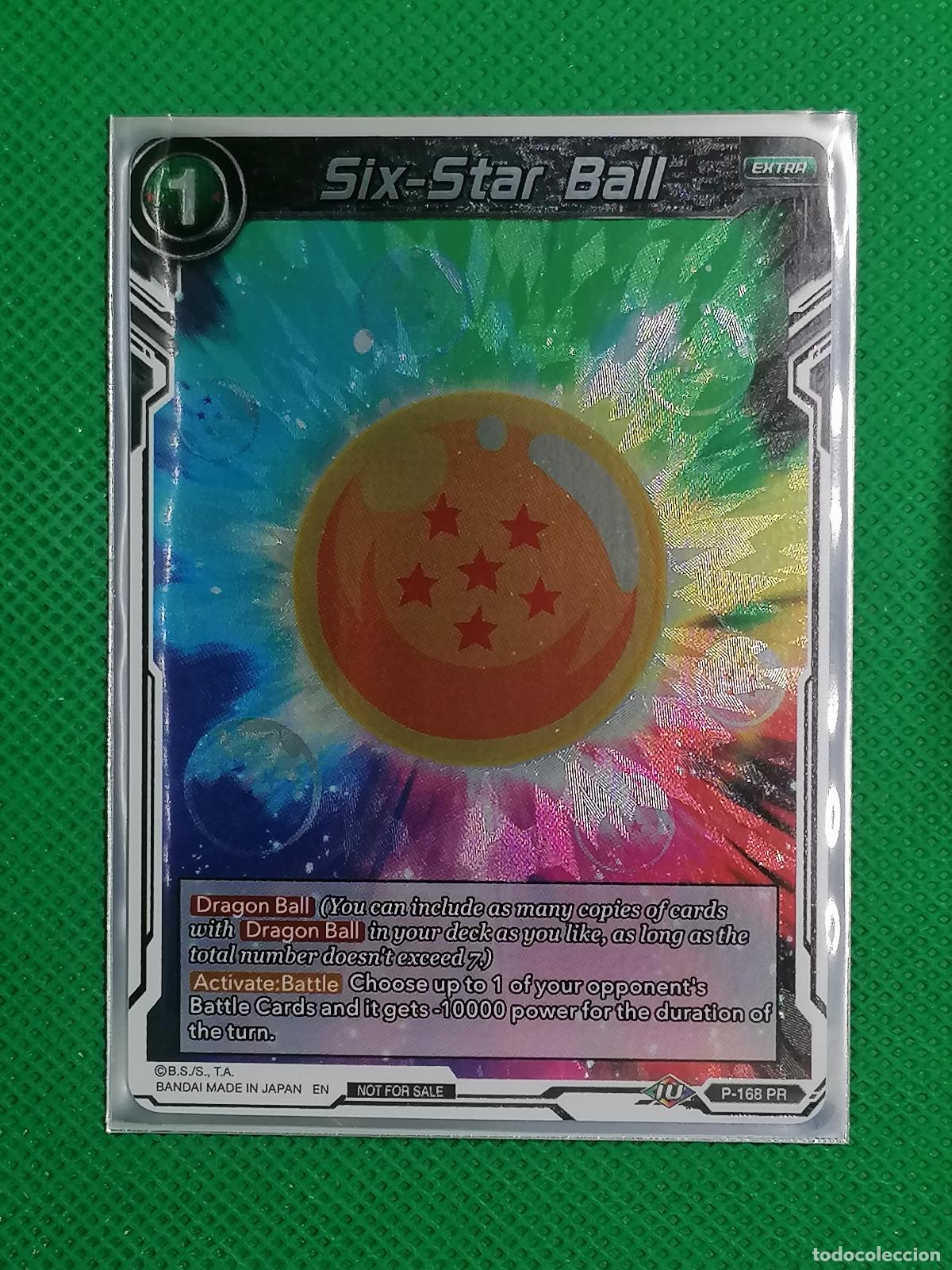 Trading cards: P 168 PR SIX STAR BALL FOIL PROMOTIONAL DRAGON BALL SUPER