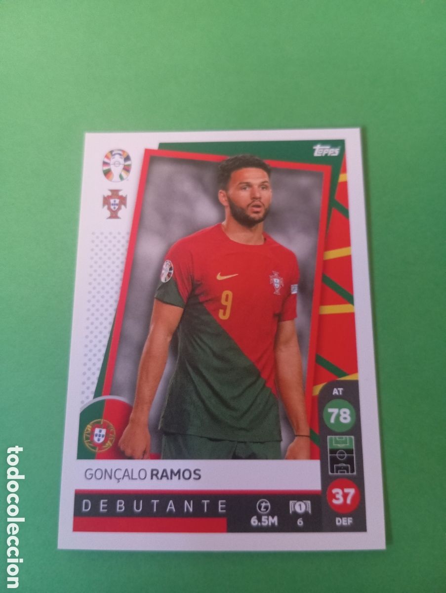 Trading cards: Gon&ccedil;alo Ramos Portugal DEBUTANTE n&deg;6 / TOPPS MATCH ATTAX ALL-STARS EURO2024 LIDL