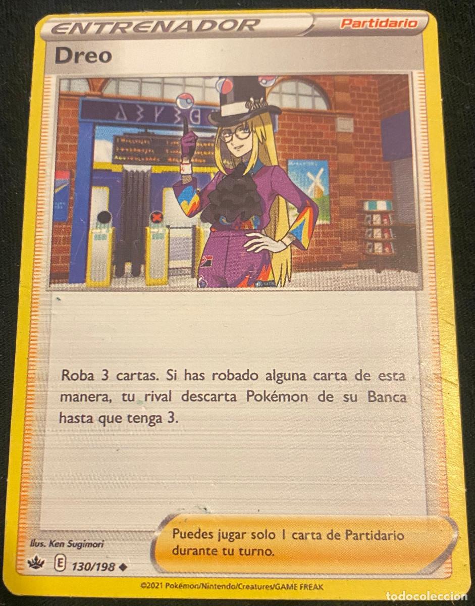 Trading cards: Trading card de Pok&eacute;mon. Dreo - Entrenador. 130 / 198. Colecci&oacute;n a&ntilde;o 2021. Edici&oacute;n en espa&ntilde;ol.