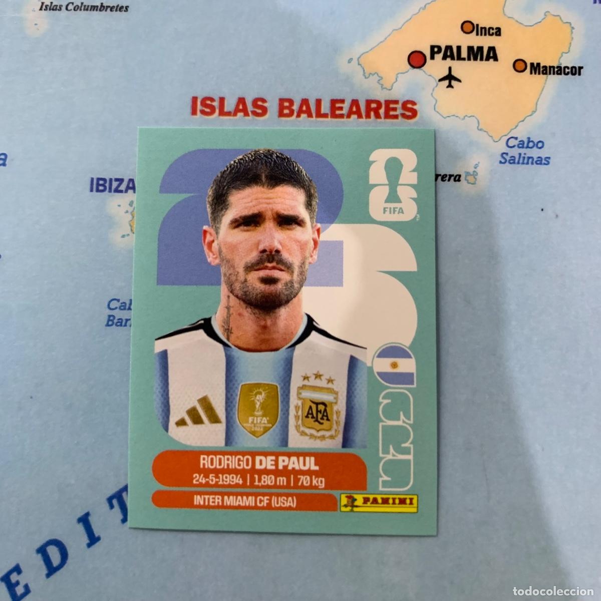 Trading cards: Argentina n&uacute;mero 10 cromo panini Mundial Fifa World Cup 2026
