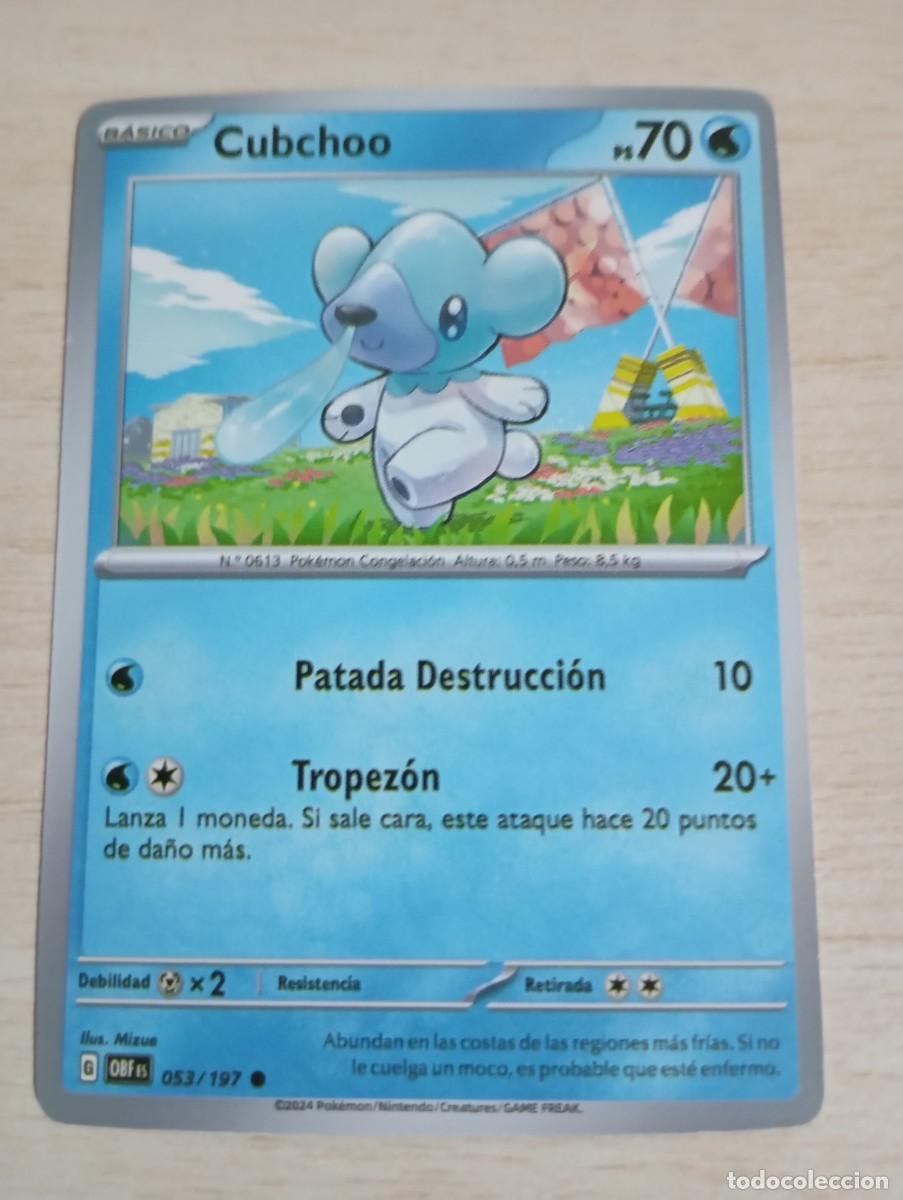 Trading cards: Carta Pok&eacute;mon Cubchoo Proxy