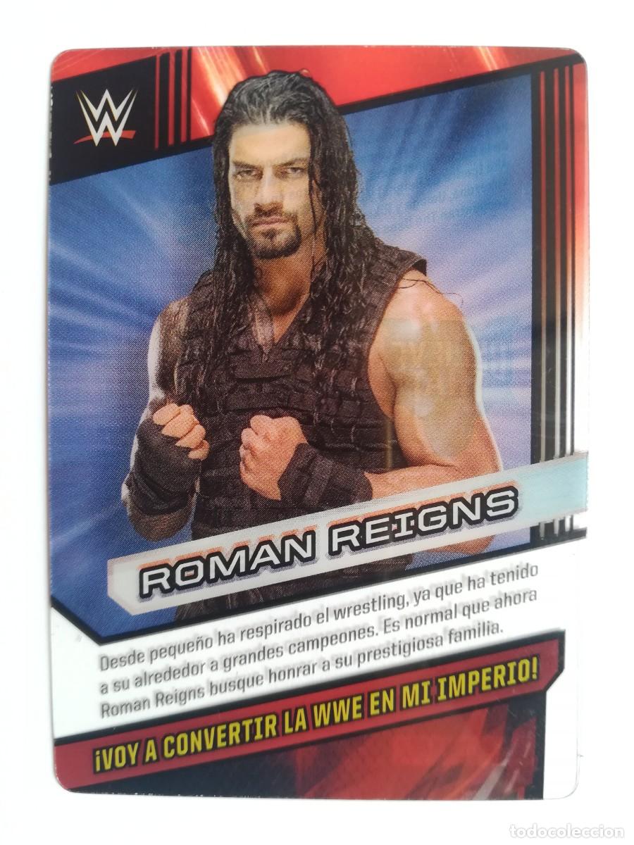Trading cards: WWE N&ordm; 012. Roman Reigns. Panini 2016.