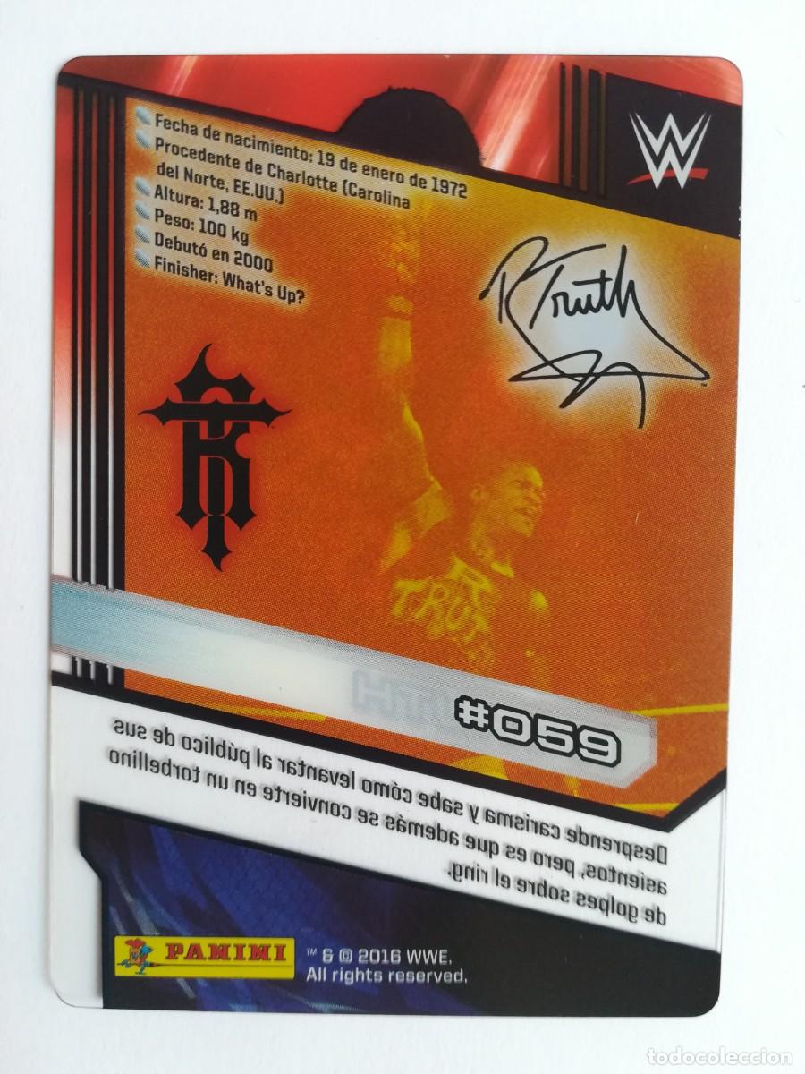 Trading cards: WWE N&ordm; 059. R-Truth. Panini 2016. - Foto 2