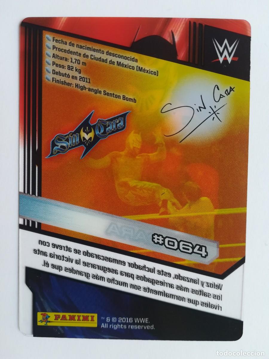 Trading cards: WWE N&ordm; 064. Sin Cara. Panini 2016. - Foto 2