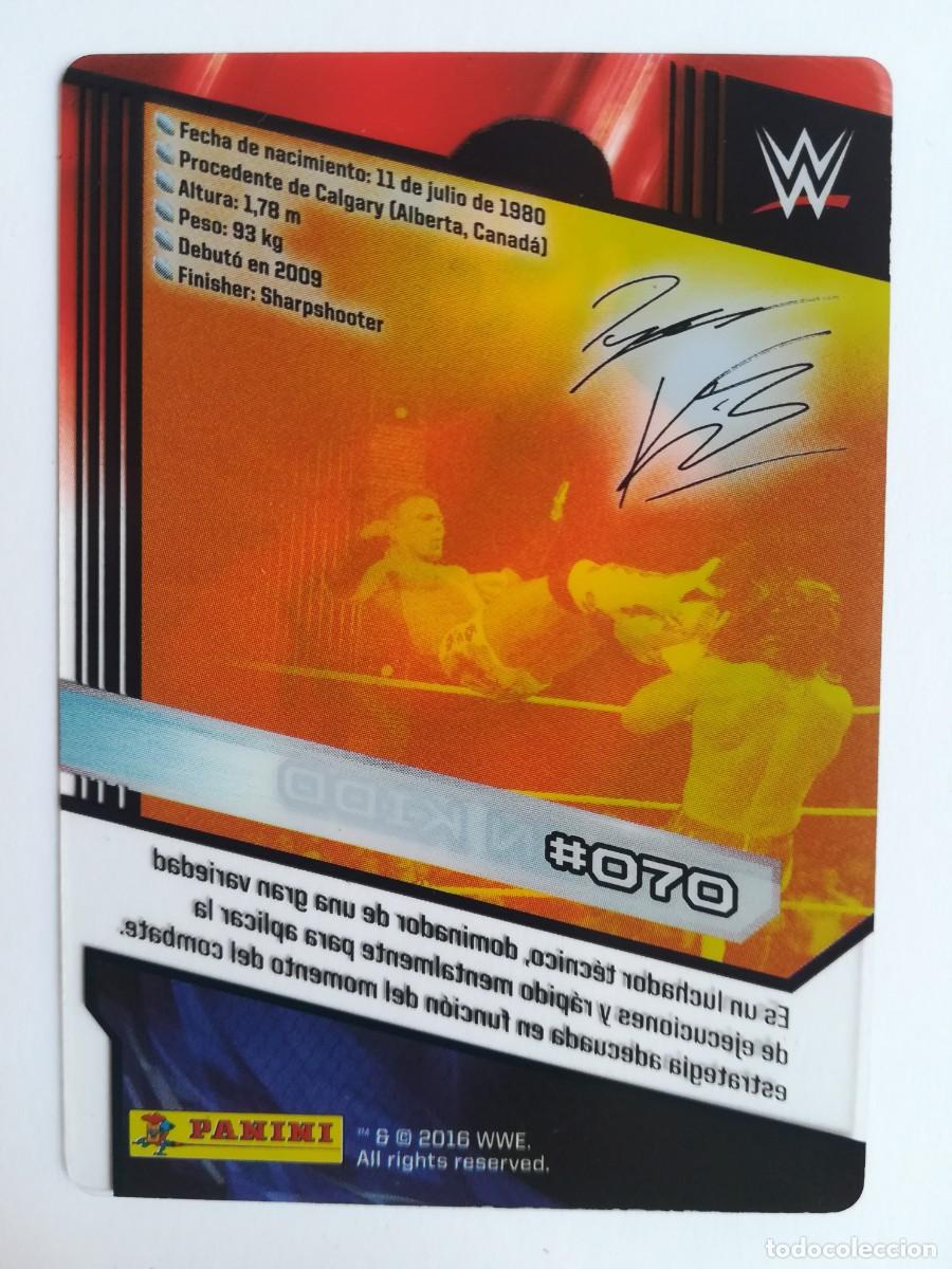 Trading cards: WWE N&ordm; 070. Tyson Kidd. Panini 2016. - Foto 2