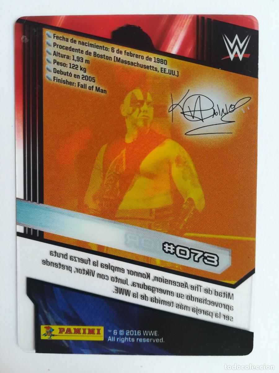 Trading cards: WWE N&ordm; 073. Konnor. Panini 2016. - Foto 2