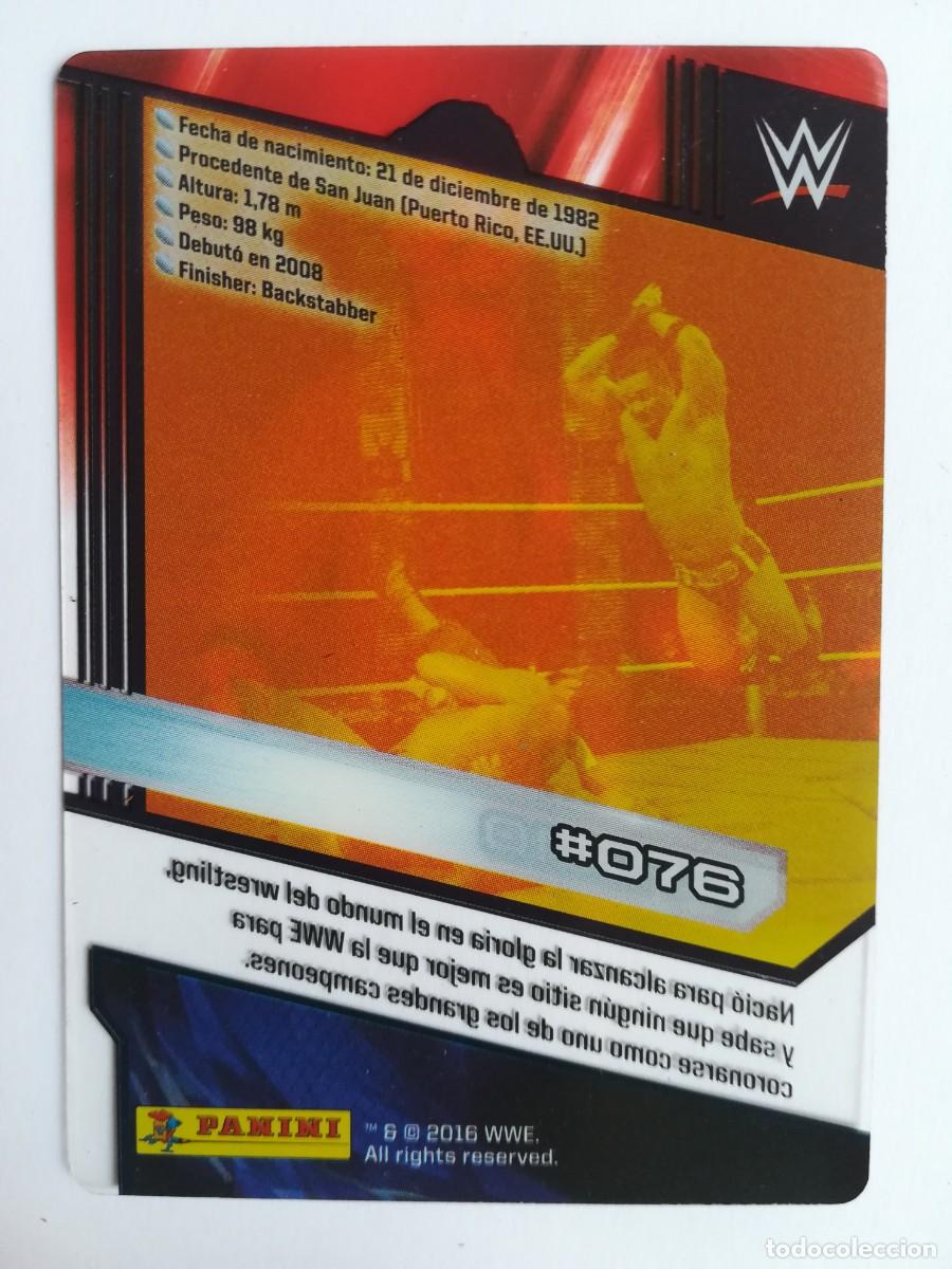 Trading cards: WWE N&ordm; 076. Primo. Panini 2016. - Foto 2