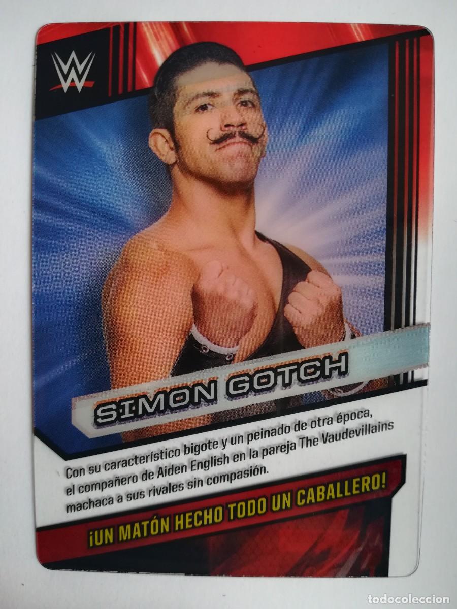 Trading cards: WWE N&ordm; 080. Simon Gotch. Panini 2016.