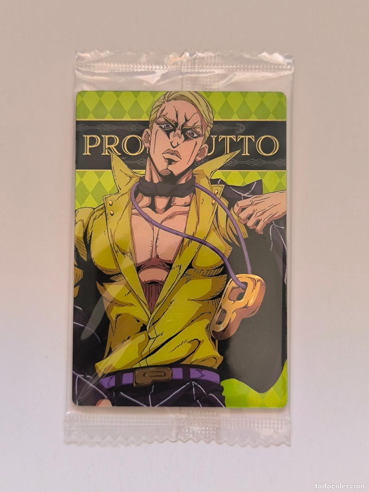 Trading cards: JOJO BIZZARRE ADVENTURE WAFER CARD - N&ordm; 26 - PROSCIUTTO - BANDAI / JAPON - NUEVO (Y1)